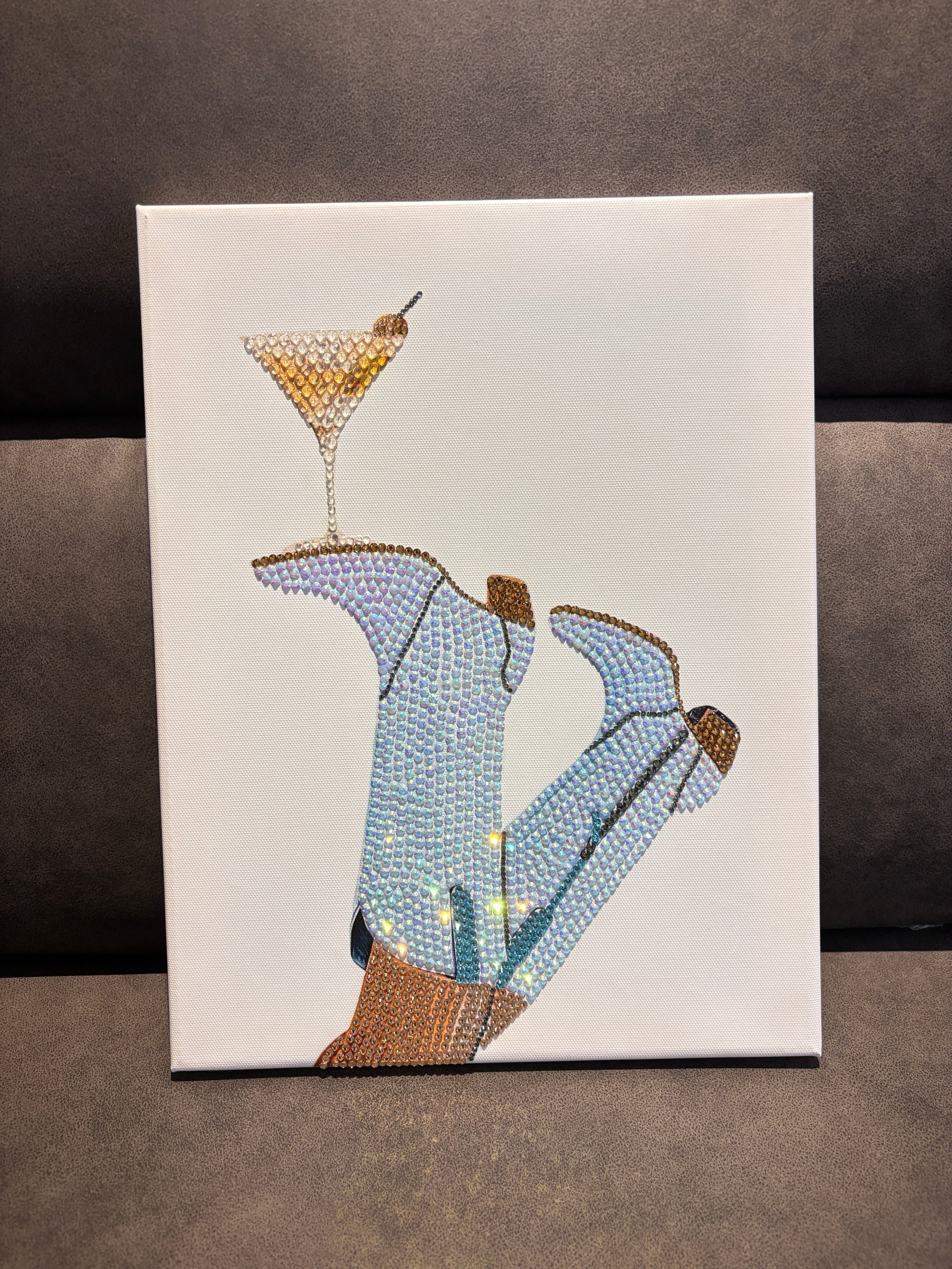 DIY Blue Boots/ Pink Boots and Martini Kit
