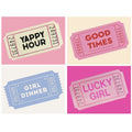 Mini DIY Rhinestone Canvas Art Kit(Ticket*4, 6x8")