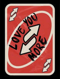 DIY UNO Love You More Card Rhinestone Canvas Art Kit