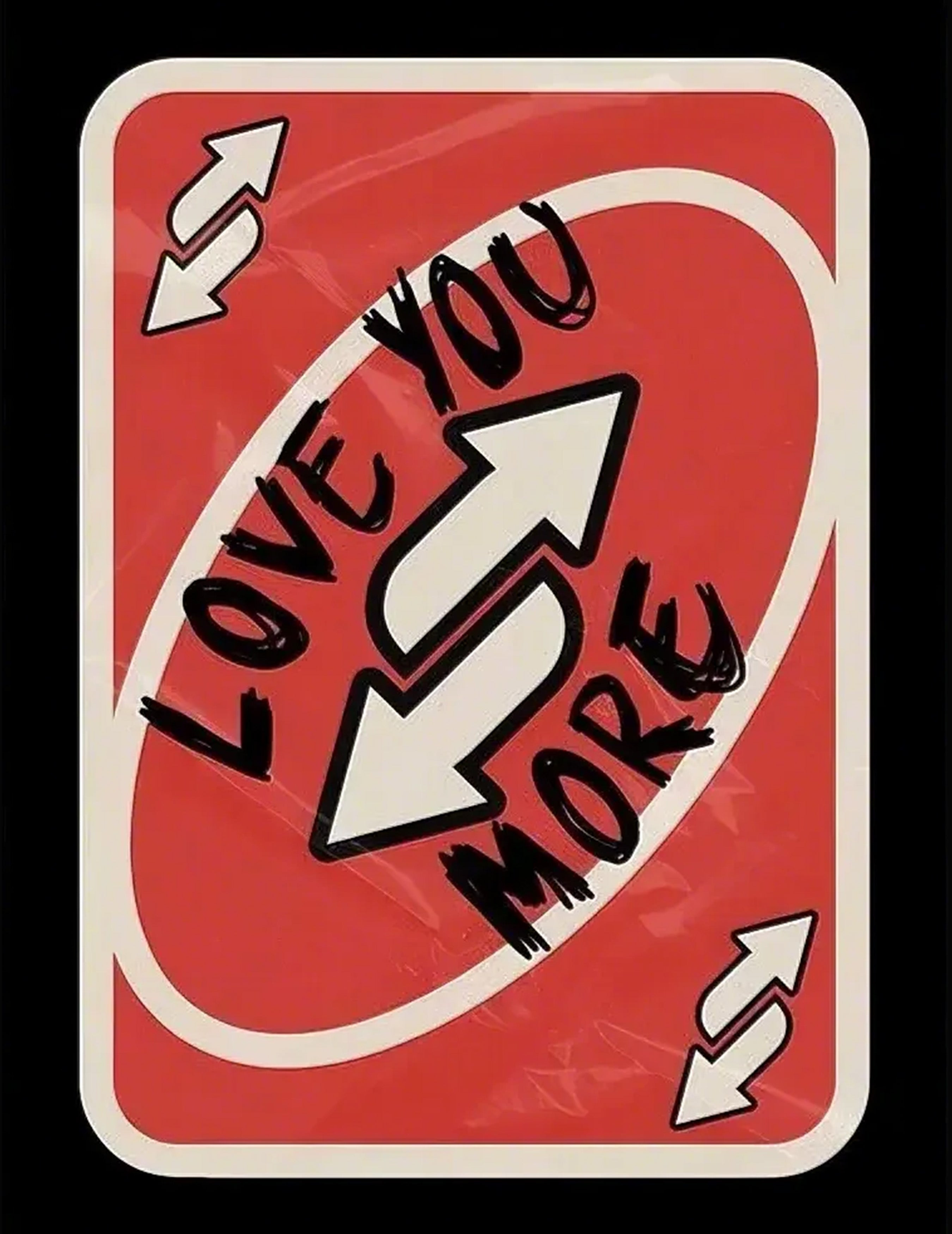DIY UNO Love You More Card Rhinestone Canvas Art Kit
