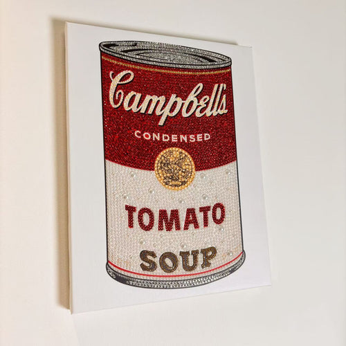 DIY Campbell's Soup Can Rhinestone Canvas Art Kit