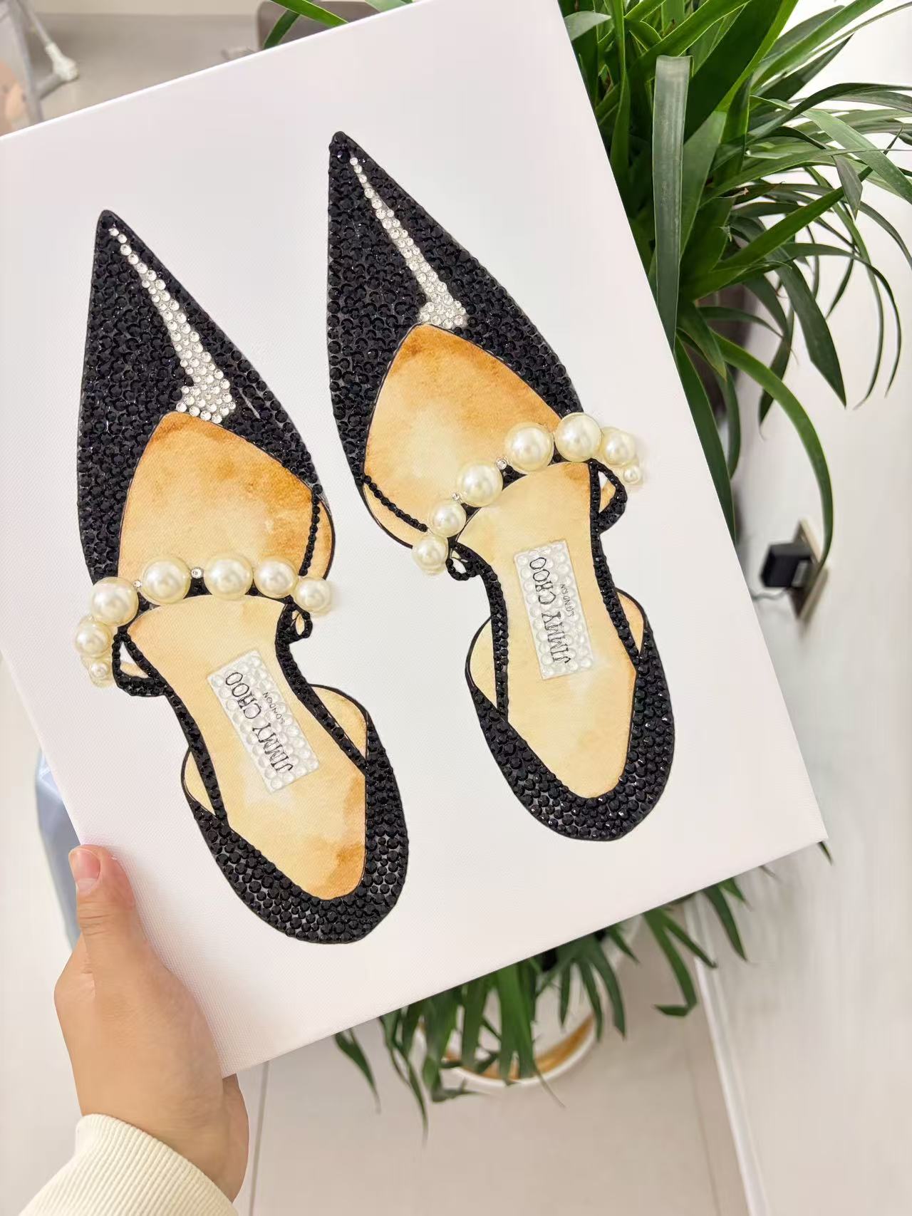 DIY Jimmy Choo Pearl High Heels Shoes Kit