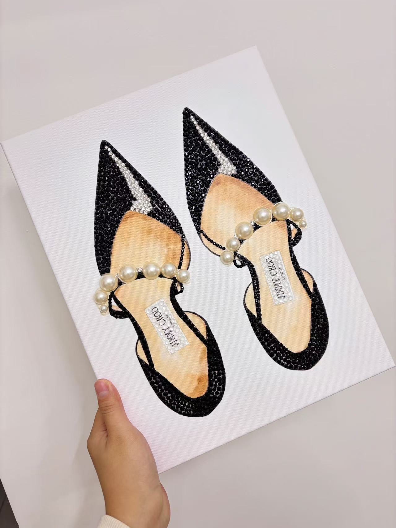 DIY Jimmy Choo Pearl High Heels Shoes Kit