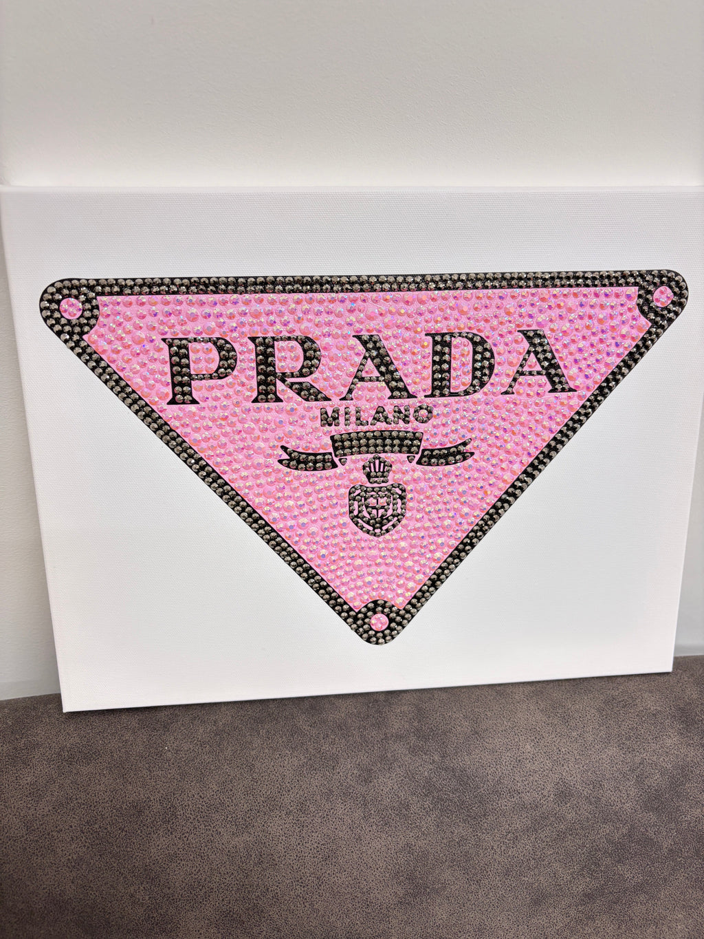 DIY Pink Prada Logo Kit