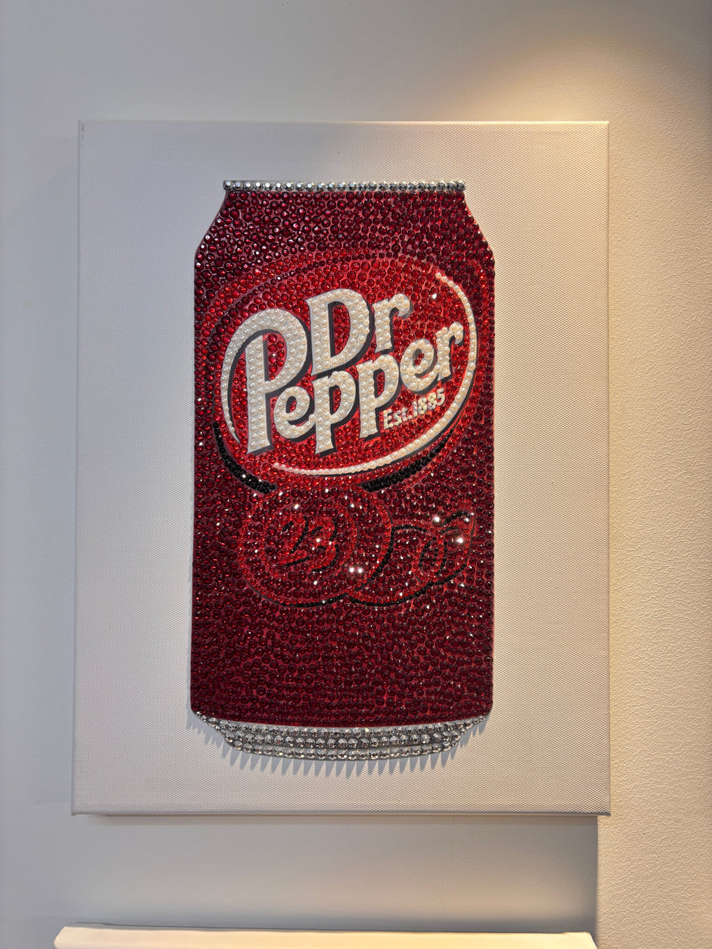 DIY Dr Pepper Rhinestone Canvas Art Kit