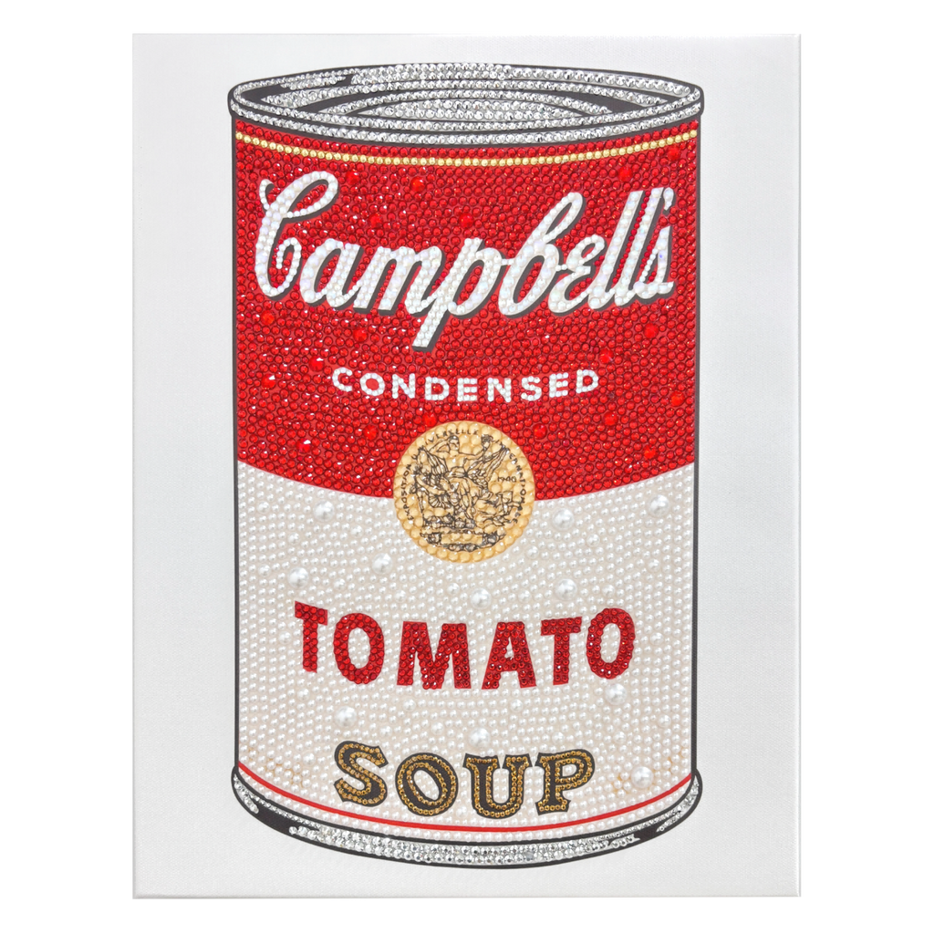 DIY Campbell's Soup Can Rhinestone Canvas Art Kit