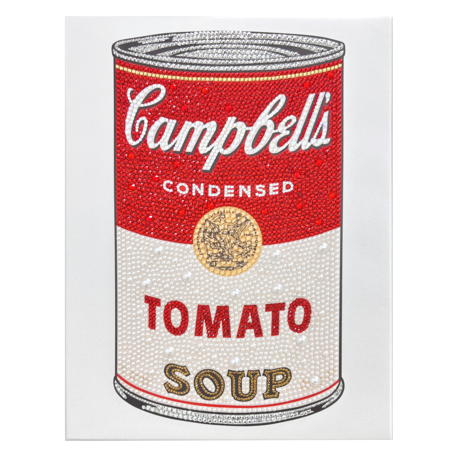 DIY Campbell's Soup Can Rhinestone Canvas Art Kit