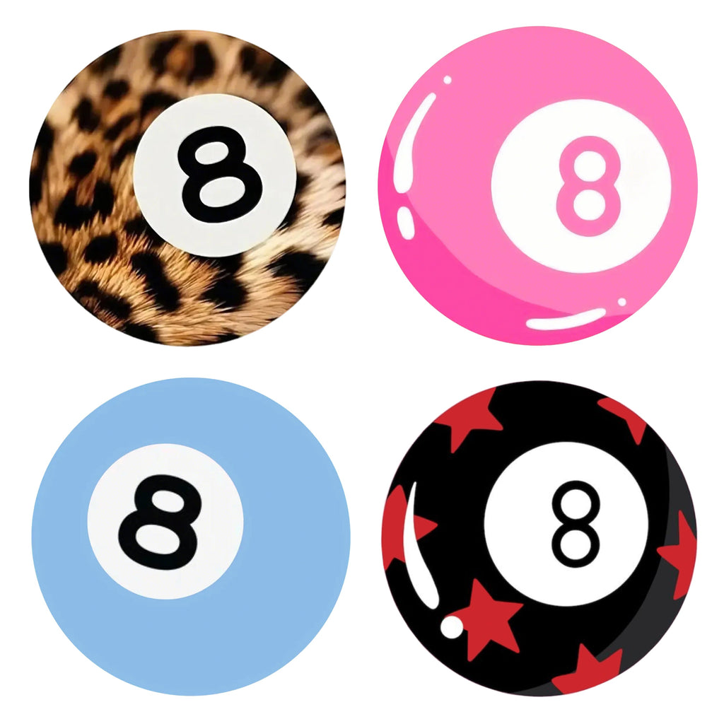 Mini DIY Rhinestone Canvas Art Kit Set (8 ball*4, 8x8")