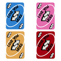 Mini DIY UNO Rhinestone Canvas Art Kit (UNO*4, 6x8")