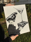 DIY AJ Nike and Martini Rhinetone Canvas Art Kit