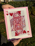 DIY Red Queen Card Rhinestone Canvas Art Kit