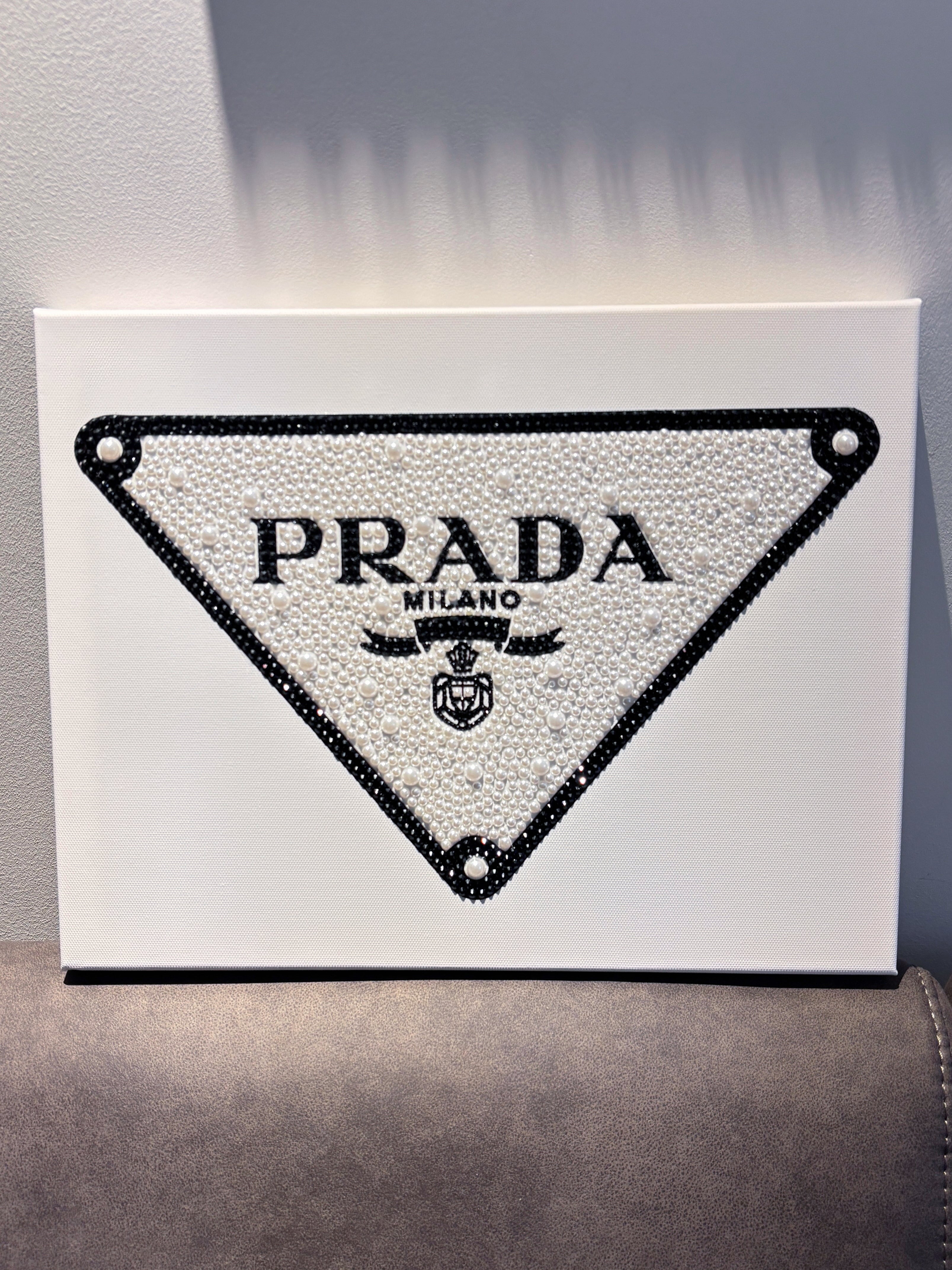 DIY Pink Prada Logo Kit