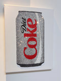 DIY Diet Coke Rhinestone Canvas Art Kit