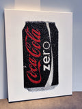 DIY Zero Coke Rhinestone Canvas Art Kit