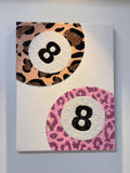 DIY 8 Ball Rhinestone Canvas Art Kit