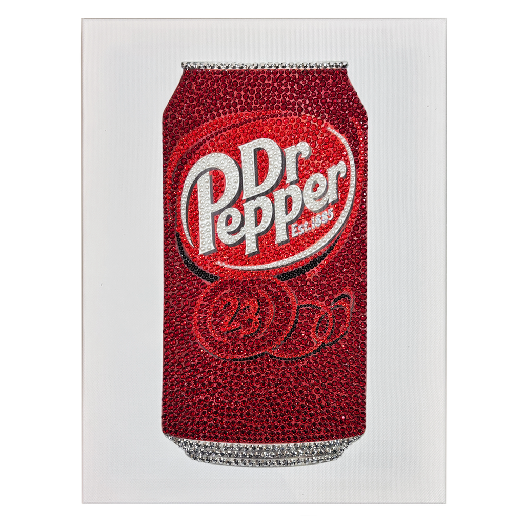 DIY Dr Pepper Rhinestone Canvas Art Kit