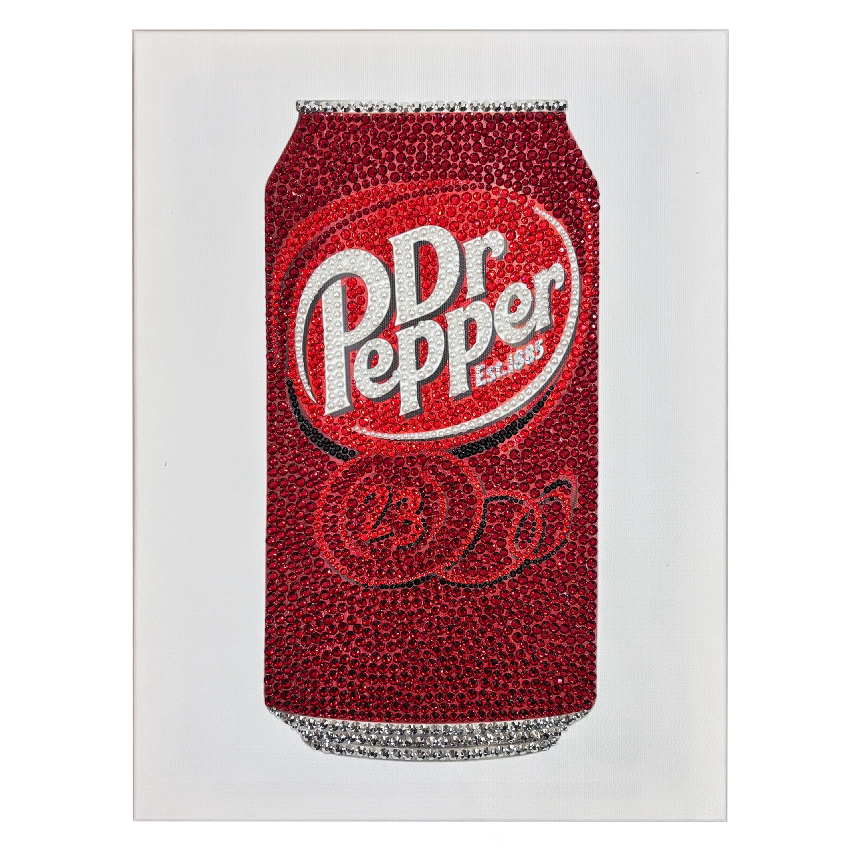 DIY Dr Pepper Rhinestone Canvas Art Kit