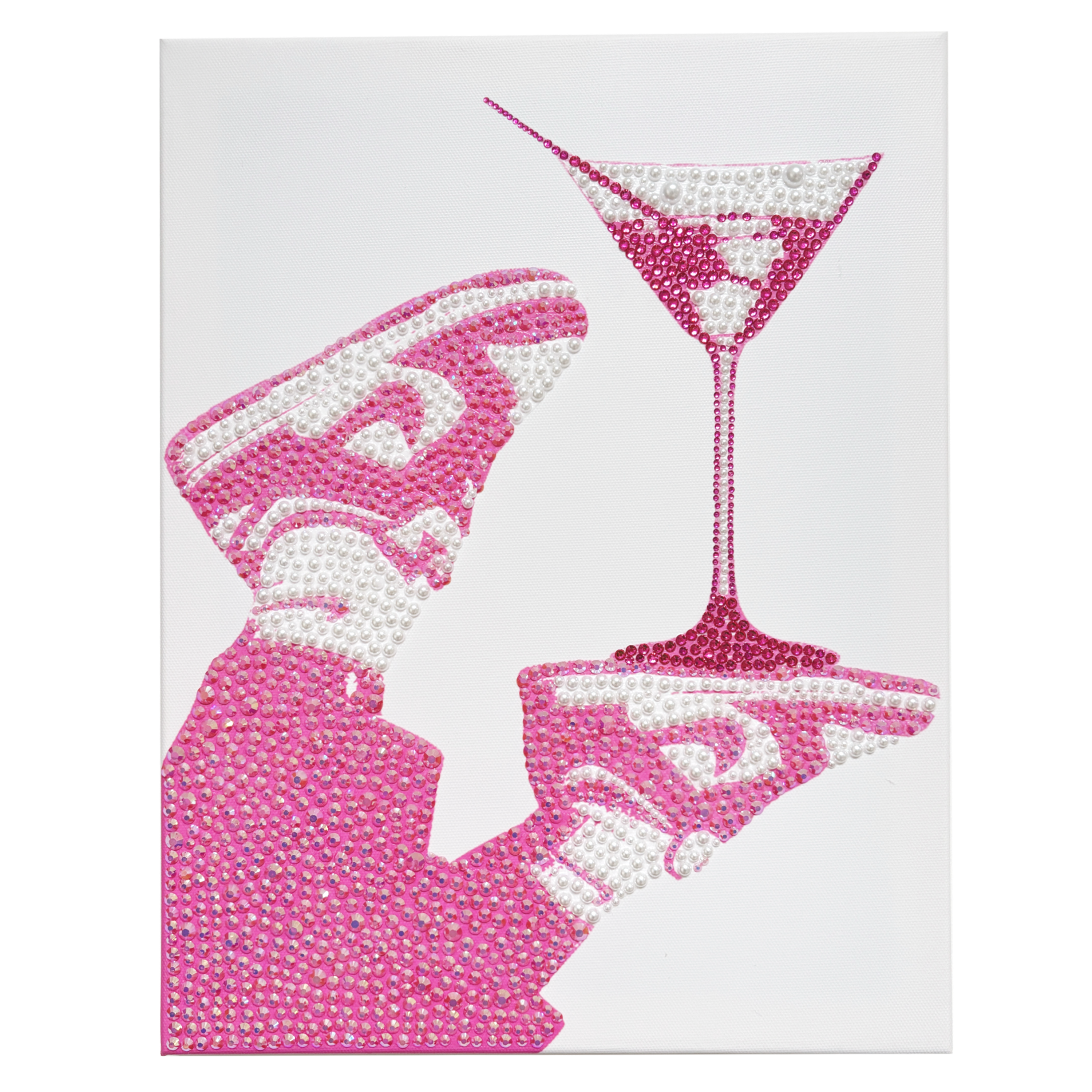 DIY AJ Nike and Martini Rhinetone Canvas Art Kit