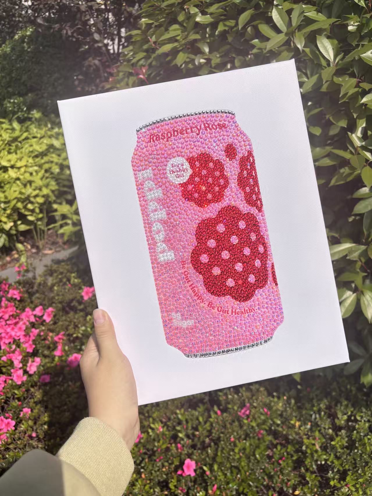 DIY Poppi Raspberry Rose Drink Kit